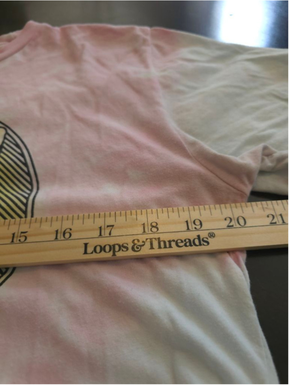 Retro Polaroid Tie-Dye Short Sleeve Crop Waist Tee M White Yellow Pink Summer - Picture 6 of 7
